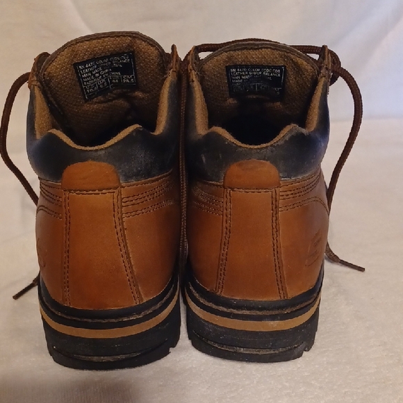 Skechers Men\'s Brown Leather Boots Size 10.5